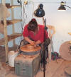 The most important part of wheel throwing pottery is centering.